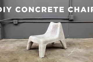 DIY Concrete Chair IKEA Hack