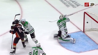Pavel Mintyukov assists on Strome's goal vs Stars (8 mar 2024)