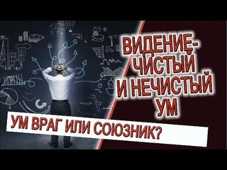 Видение - чистый и нечистый ум!