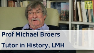 Prof Michael Broers, Tutor in History, University of Oxford
