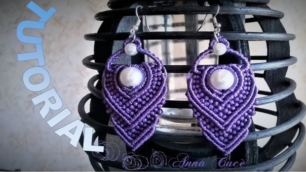 Tutorial macramè orecchini Penelope, Tutorial macramè earrings Penelope, Diy