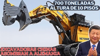 INCREBLE! CHINA FABRICA EXCAVADORA DE 700 TONELADAS, ALTA COMO UN EDIFICIO DE 10 PISOS!