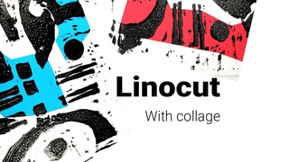Lino cut printing simple demo