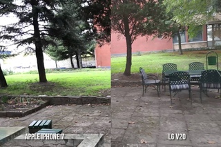 Apple iPhone 7 vs LG V20 4K video stabilization comparison