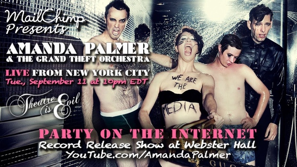 Mail Chimp Presents: Amanda Palmer The Grand Theft Orchestra Live from