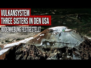 Vulkansystem Three Sisters in den USA - Bodenhebung gemessen