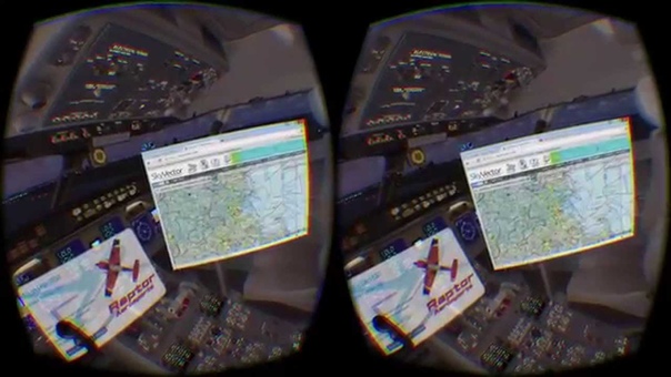 Fly Inside FSX Virtual Desktop + Leap Motion