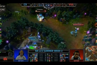 NA LCS: Summer W2: C9 vs VUL: Amazing Janna baron steal!