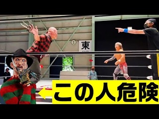 レフリー無視！凶器攻撃！マジックボックス騒然！フレディクルーガーvs棚ボタ弘至