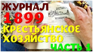Крестьянское Хозяйство 1899год Журнал для малоземельных Крестьян Введение Статья Крестьянский Огород
