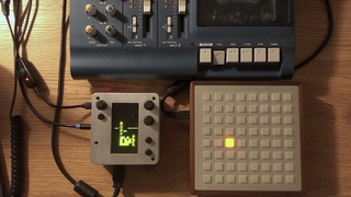 Myline // Jamuary 2022 day 1 / Monome Norns / Monome Grid 64 / Tape loop / Plonky
