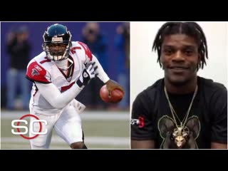 Lamar Jackson used to play Madden as Michael Vick | SportsCenter