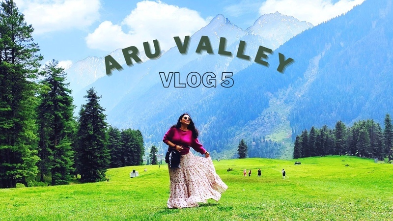 VLOG 5, Exploring ARU VALLEY, Fun Horse Riding, Shopping Kashmiri Items, We did River