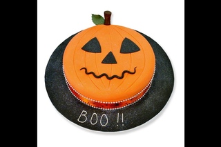 Torta  a forma di zucca,ricetta per  Halloween TUTORIAL