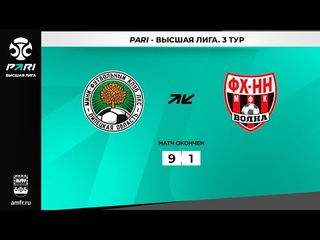 PARI - Высшая Лига. 3-й Тур.  ЛКС - Футбол-Хоккей НН