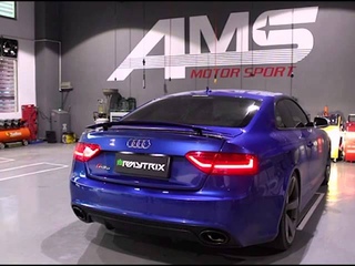 Audi RS5 F1-like high pitch sound with Armytrix Cat-Back Valvetronic Exhaust