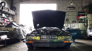 Sortie de grange Citroen SM V6 carbu