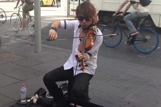 Cute Young Kid Playing Awesome Violin