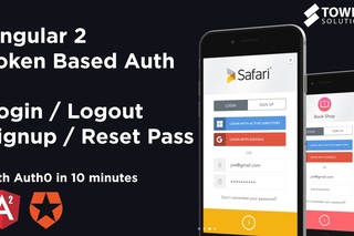 Angular 2 Token Based Authentication with Auth0 (signup/signin in 10 minutes)