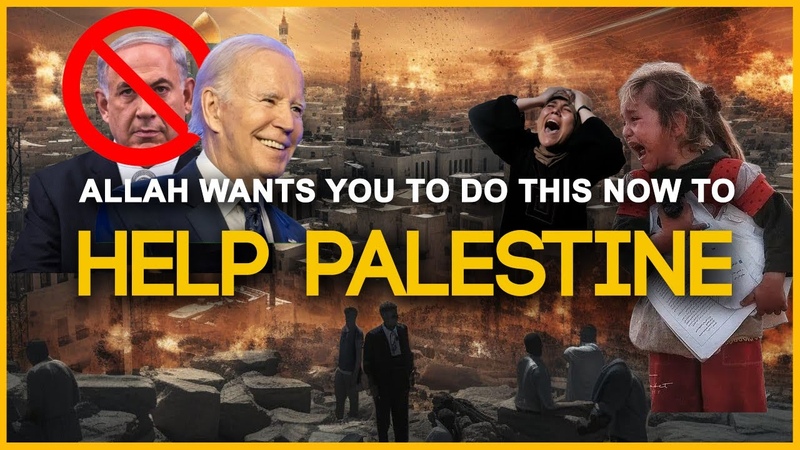ALLAH WANTS YOU TO DO THIS RIGHT NOW FOR PALESTINE ( AL