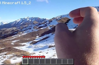 Real Life Minecraft Episode 3 - Building An Igloo In The Real Snowy Biome