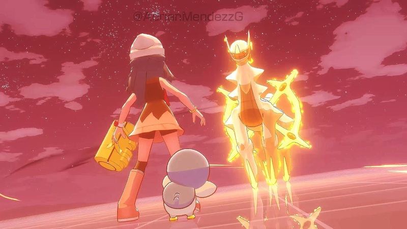 Pokémon Diamond Pearl Reimagined Arceus encounter scene Video Concept, Fan