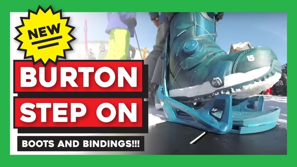 Burton Step On Snowboard Bindings Test Ride,