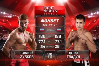 Василий Зубков vs Давид Гладун / Vasiliy Zubkov vs. David Gladun