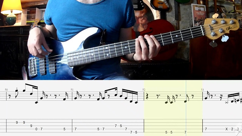 Stevie Wonder My Love Is On Fire BASS COVER + PLAY ALONG TAB +