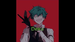 My Hero Academya VILLAINS whit bakugou, Todoroki and Deku
