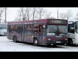 МИНСК. Поездка на Слуцком автобусе МАЗ, Г/№ 7446 AP-5, маршрут 807с ()