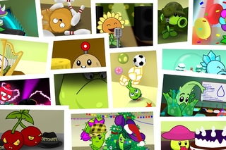 Plants vs Zombies Short Animation CHRISTMAS TROUBLE