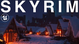 Winterhold: Skyrim in UNREAL ENGINE 5!