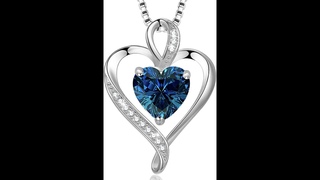 Silver Pendant Jewelry Necklace Rose Gold White Gold/14K Gold Plated Love Birthstone Necklace