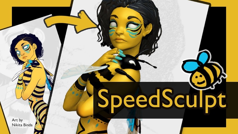 Bee fairy speed sculpt time
