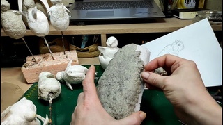 Цыпленок. Урок номер 8. Подставка. Заканчиваем делать цыплят.