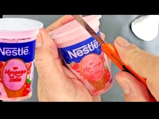 CUTTING CHOCOLATE AND SWEETS - STRAWBERRY IN SYRUP - SNACKS, SWEETS AND BRAZILIAN FOOD. ASMR