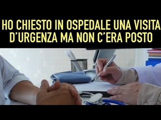 “Ho chiesto in ospedale una visita d’urgenza e non c’era posto, ma poi...”
