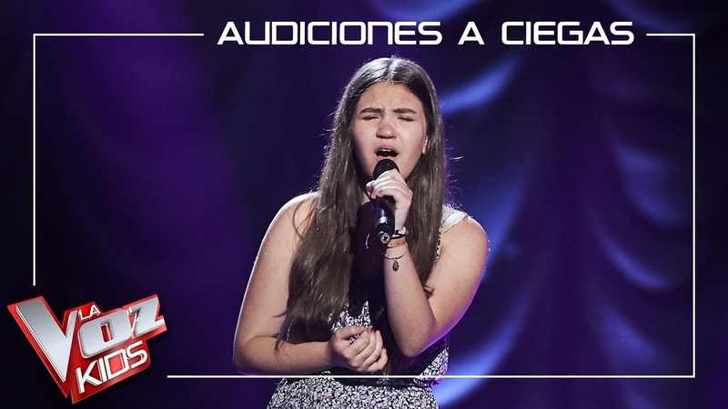 Nicole González canta Abandono, Audiciones a ciegas, La Voz Kids Antena 3