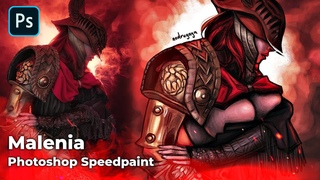Malenia Blade of Miquella - Speed Art #Photoshop