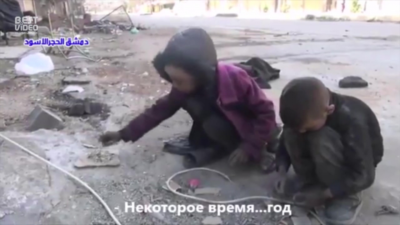 Собирают крошки