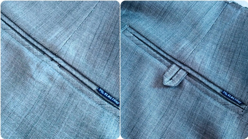 Double welt pocket 2019, , How to sew a double welt pocket 2019, , Make a welt