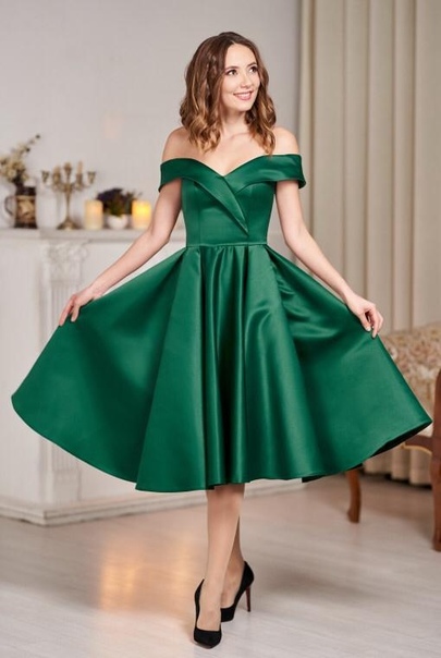 Изумрудное Платье С Корсетом фото 9