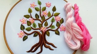 ВЫШИВКА| Цветочное дерево. Malina GM Embroidery
