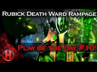 Dota 2 Play of the Day! #10 - Rubick Death Ward Rampage