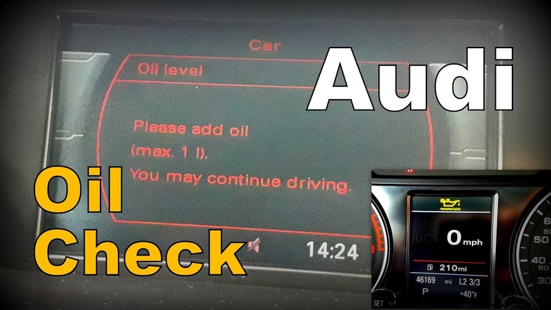 Audi: Oil Check 2020