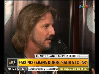 Salir a Tocar, primer disco de Facundo Arana - Telefe Noticias