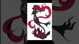 Mermaid Fire/Speedpaint #shorts