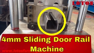 Sliding Door Guide Rail Machine | 4mm Sliding Door Rail Machine