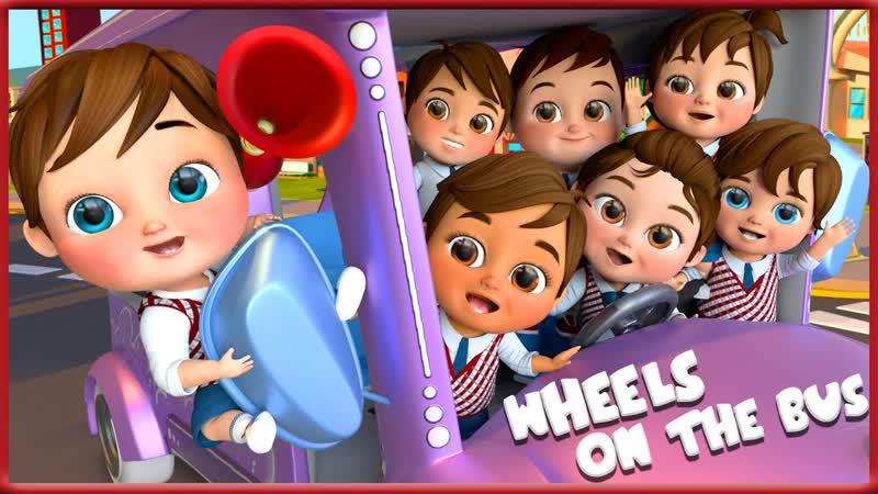 Wheels on the Bus + More Nursery Rhymes Kids Songs, Most Viewed Video on You Tube, Banana